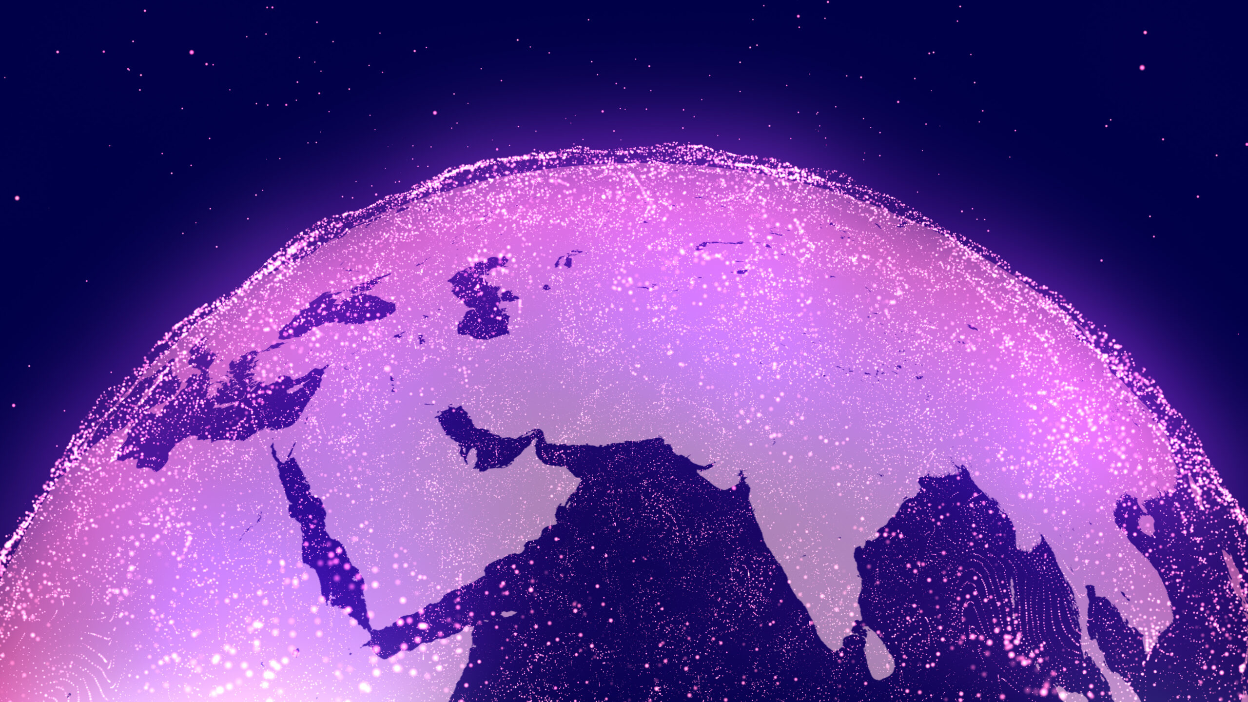 Abstract Digital Globe 2